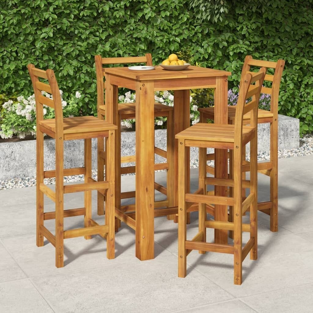 Garden Dining Set Solid Wood Acacia Price