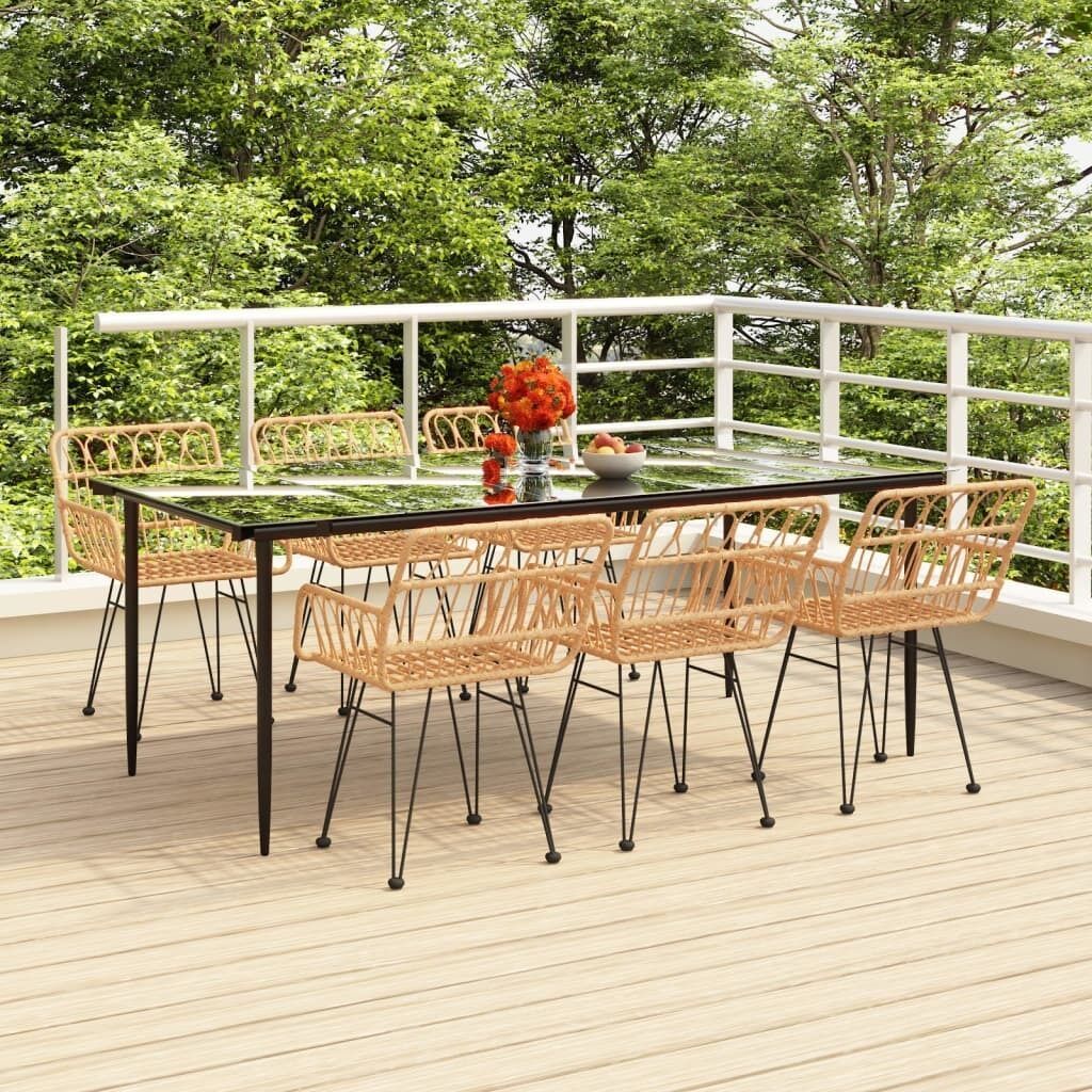 Garden Dining Set Poly Rattan Price
