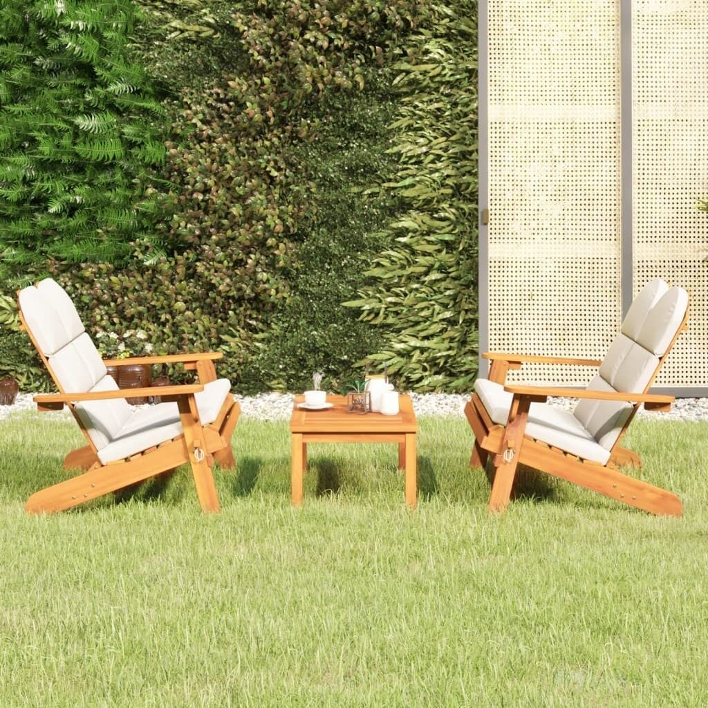 Adirondack Garden Lounge Set Solid Wood Acacia Price