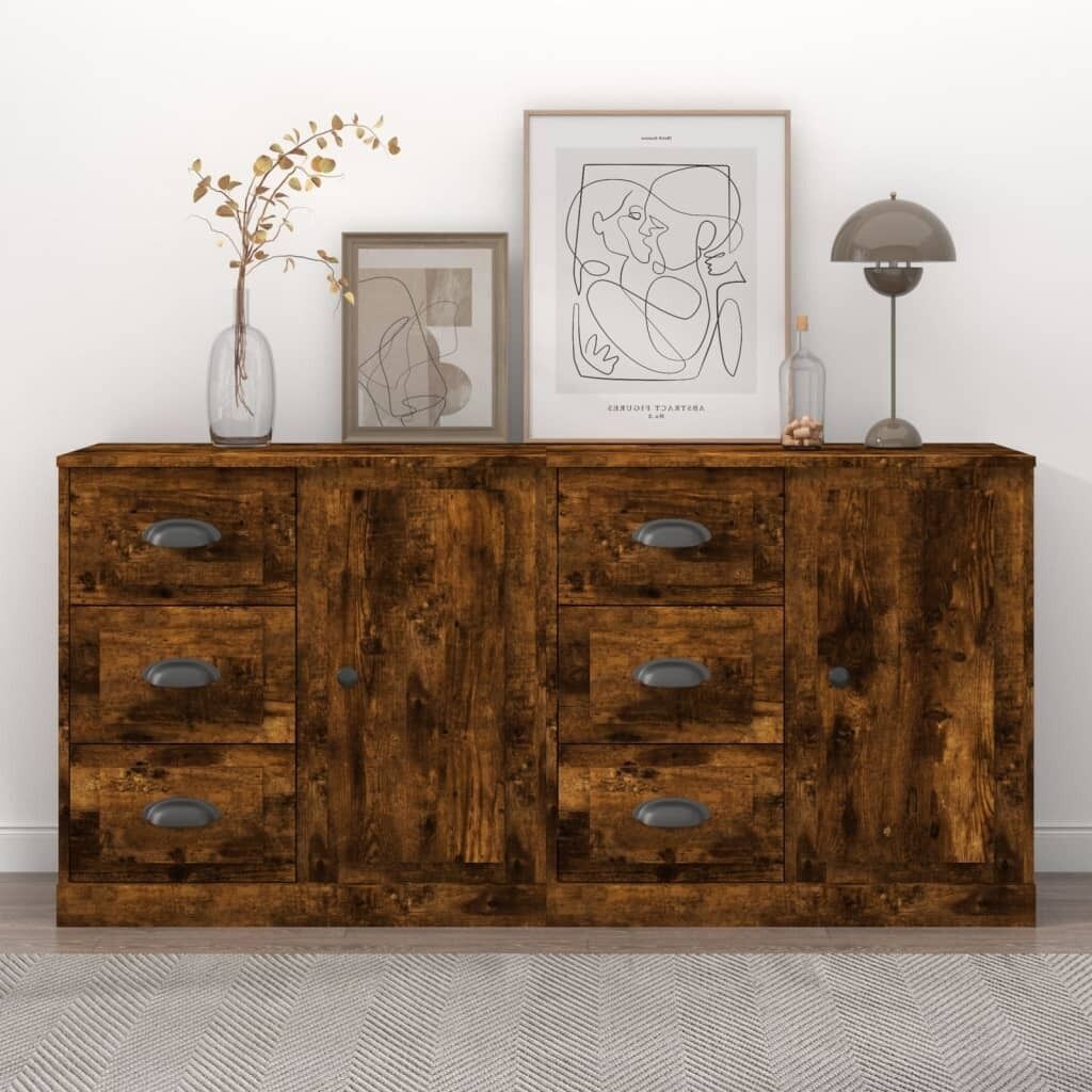 Sideboards 2 pcs Engineered Wood Price