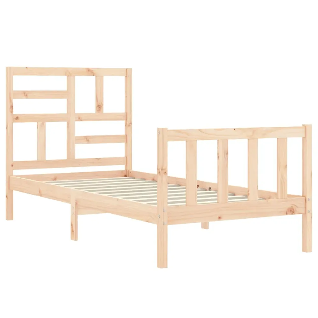 Bed Frame with Headboard Solid Wood Price