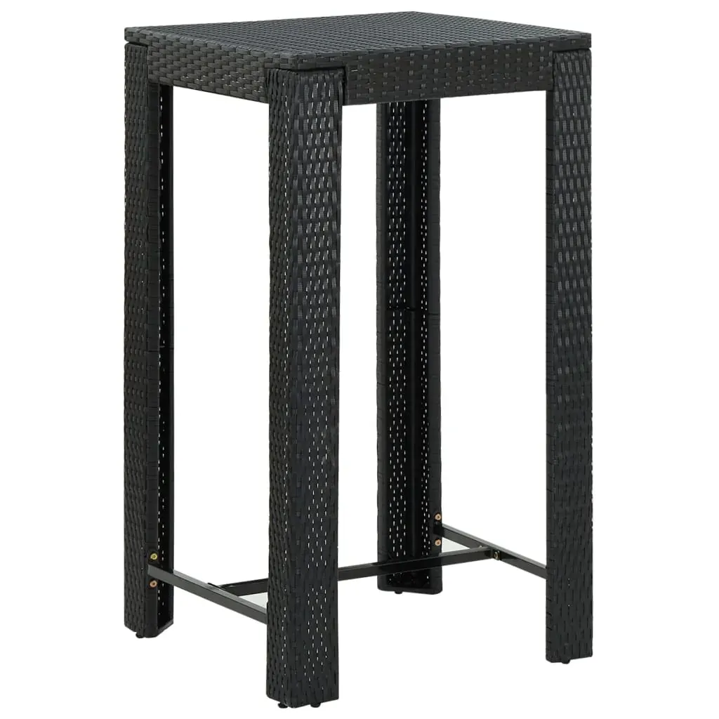 Garden Bar Set Poly Rattan&Solid Wood Acacia Price