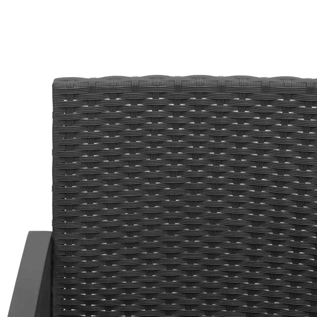 5 piece Garden Dining Set with Cushions PP Rattan Price