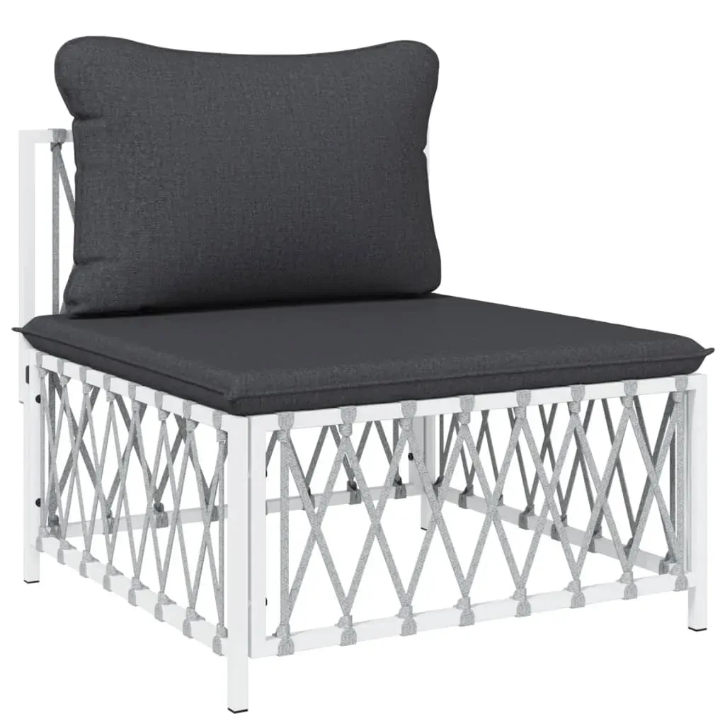 9 Piece Garden Lounge Set with Cushions Steel Price