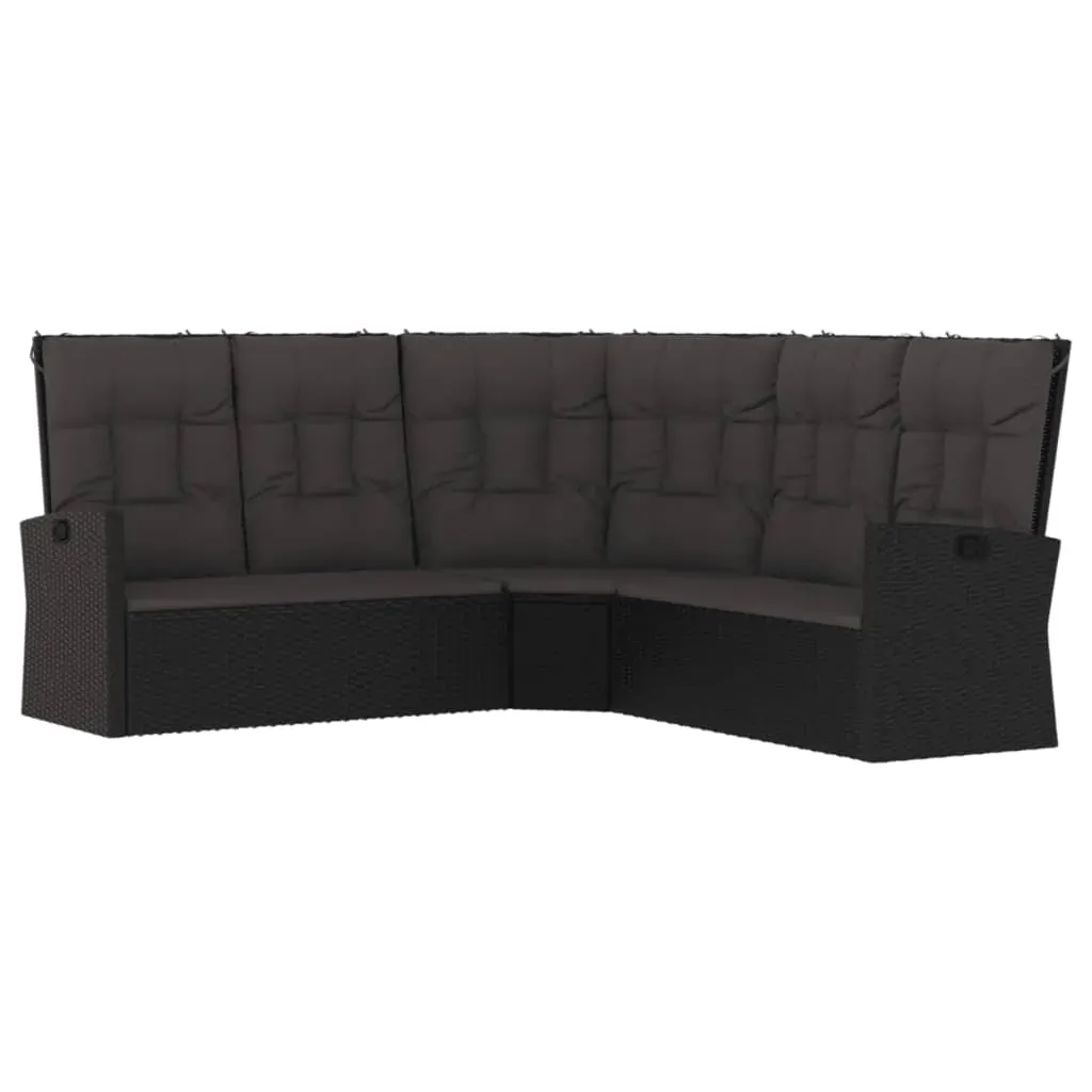 3 Piece Garden Lounge Set with Cushions Poly Rattan Price