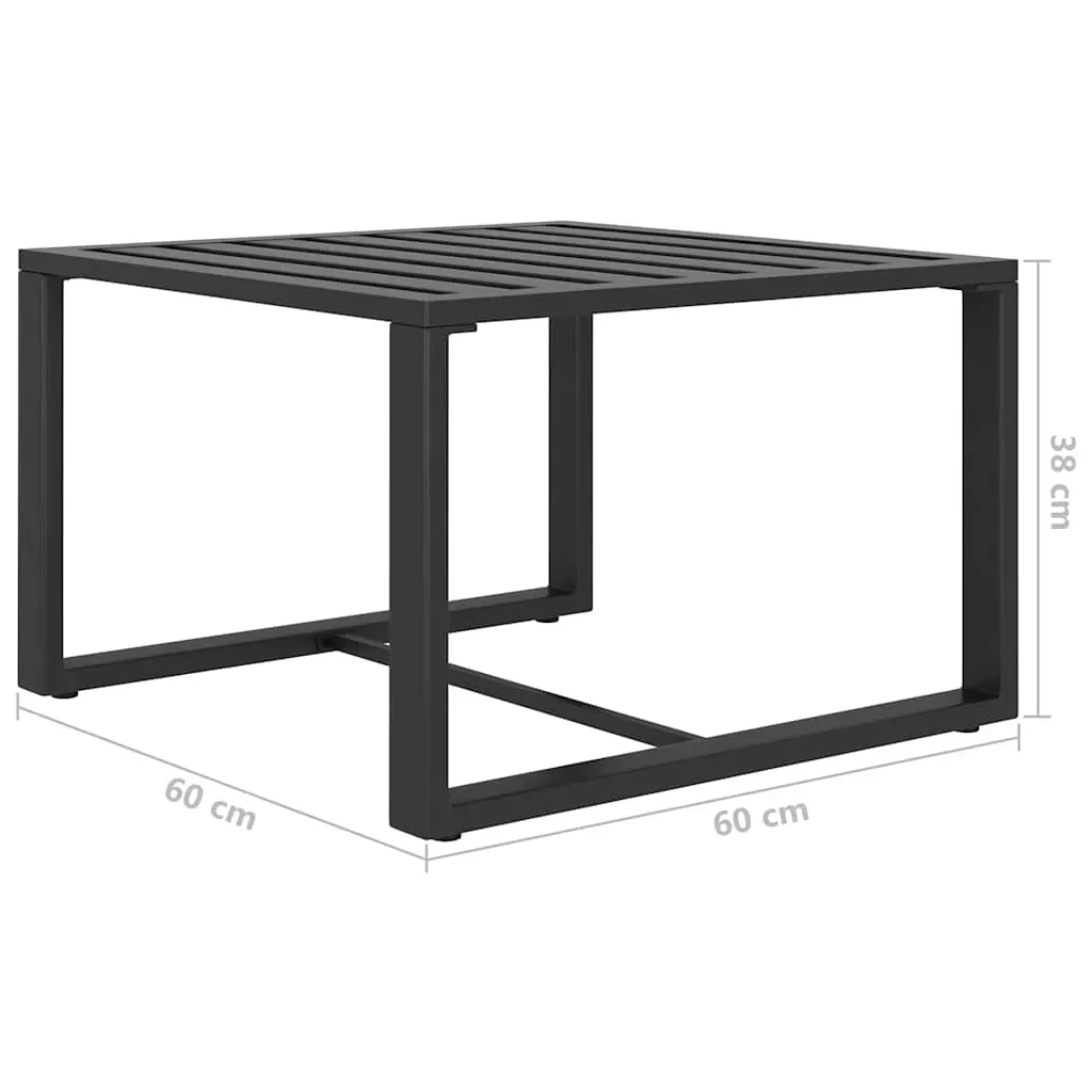 Garden Lounge Set with Cushions Aluminium Anthracite Price