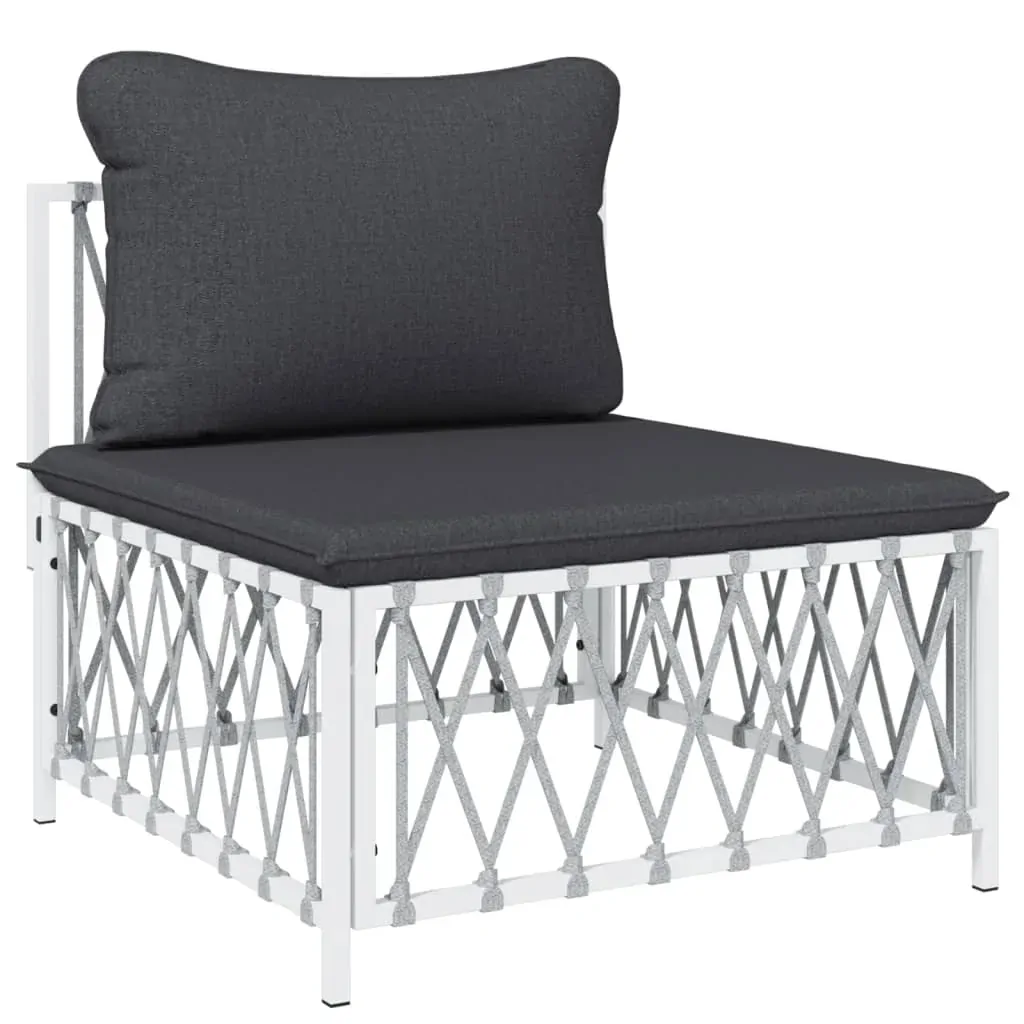 10 Piece Garden Lounge Set with Cushions Steel Price