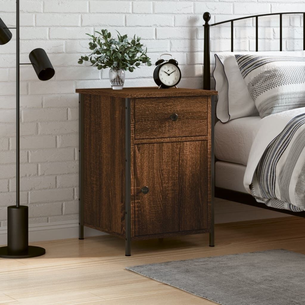 Bedside Cabinet 40x42x60 cm Engineered Wood Price