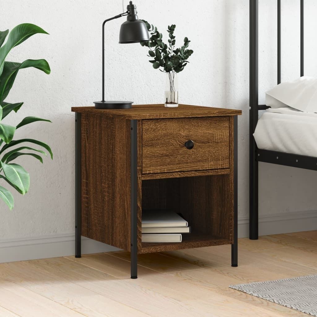Bedside Cabinet 40x42x50 cm Engineered Wood Price