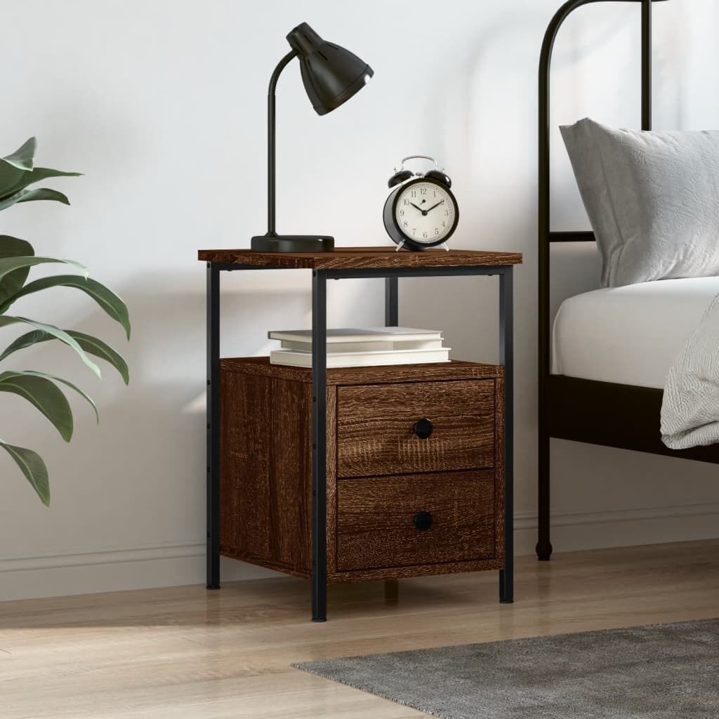Bedside Cabinet 34x35.5x50 cm Engineered Wood Price
