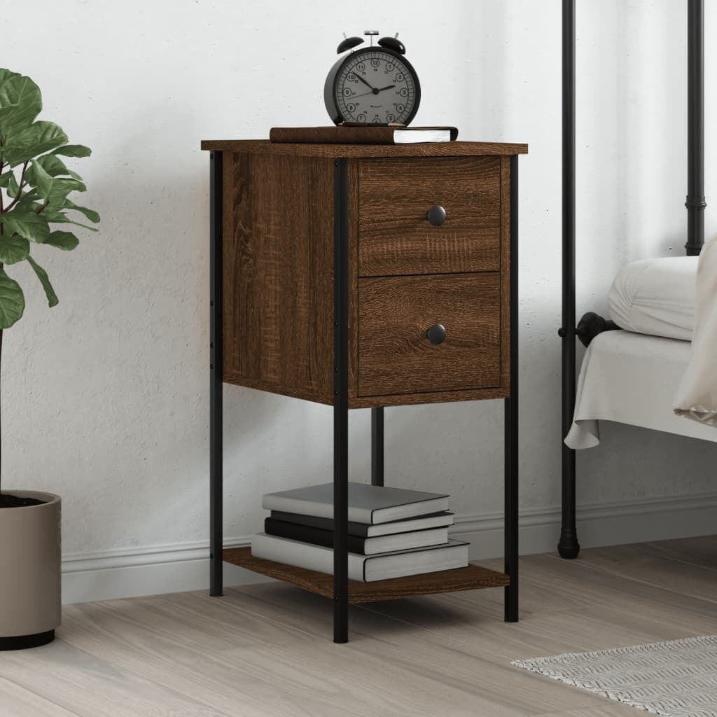Bedside Cabinet 32x42x70 cm Engineered Wood Price