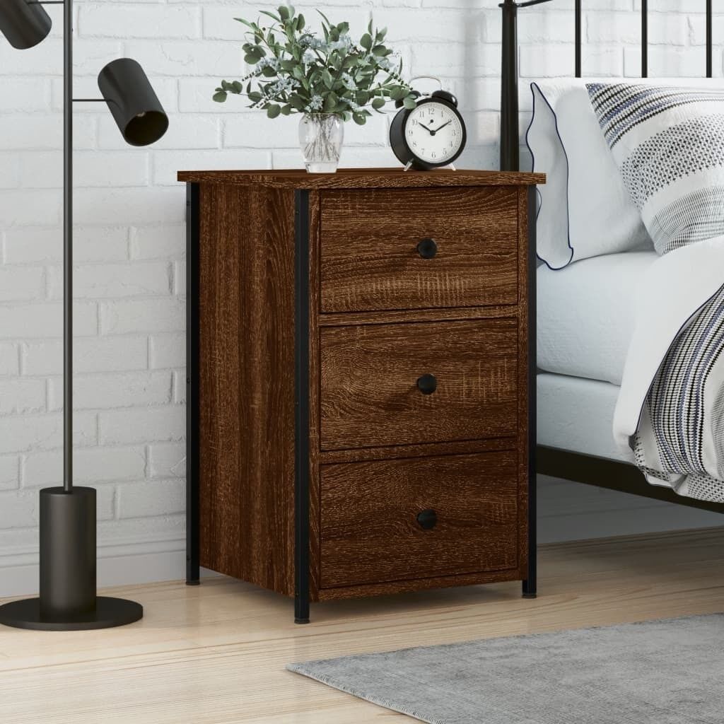 Bedside Cabinet 40x36x60 cm Engineered Wood Price