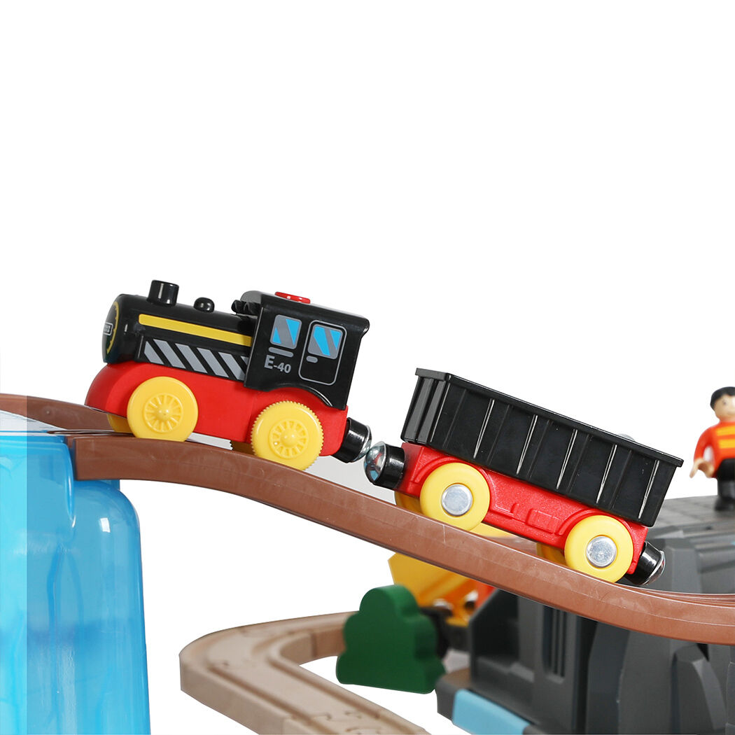 Toy Train Set Track DIY Wooden Price
