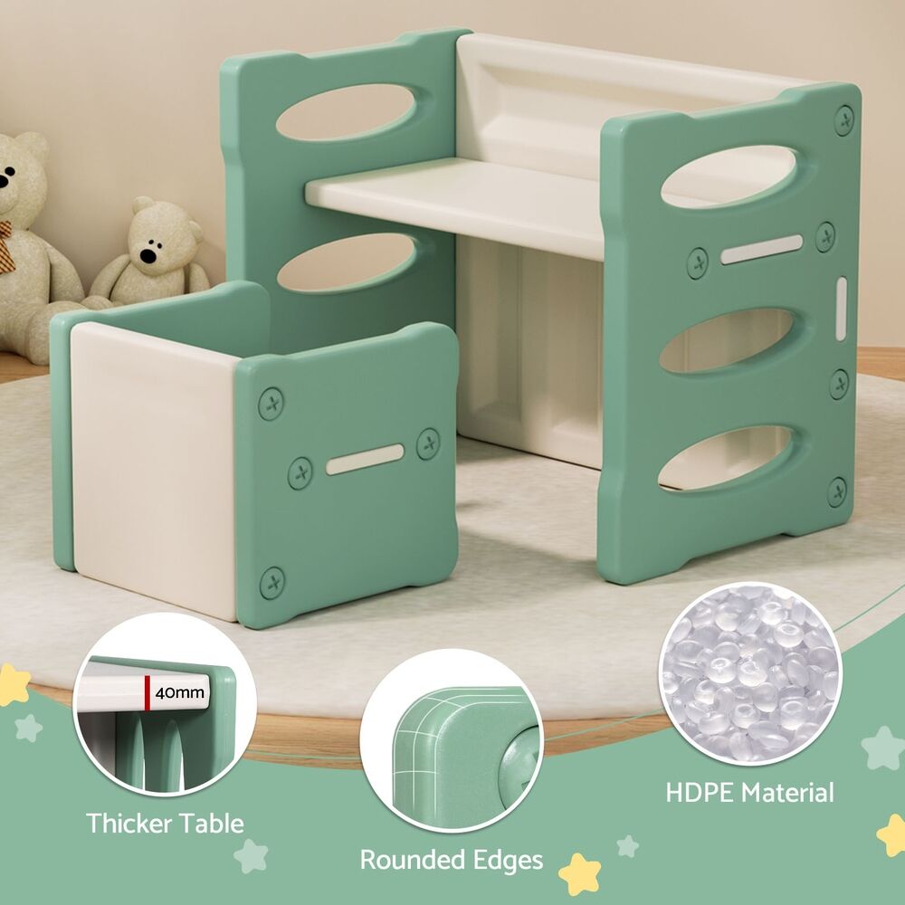 3PCS Kids Table and Chairs Set HDPE Price