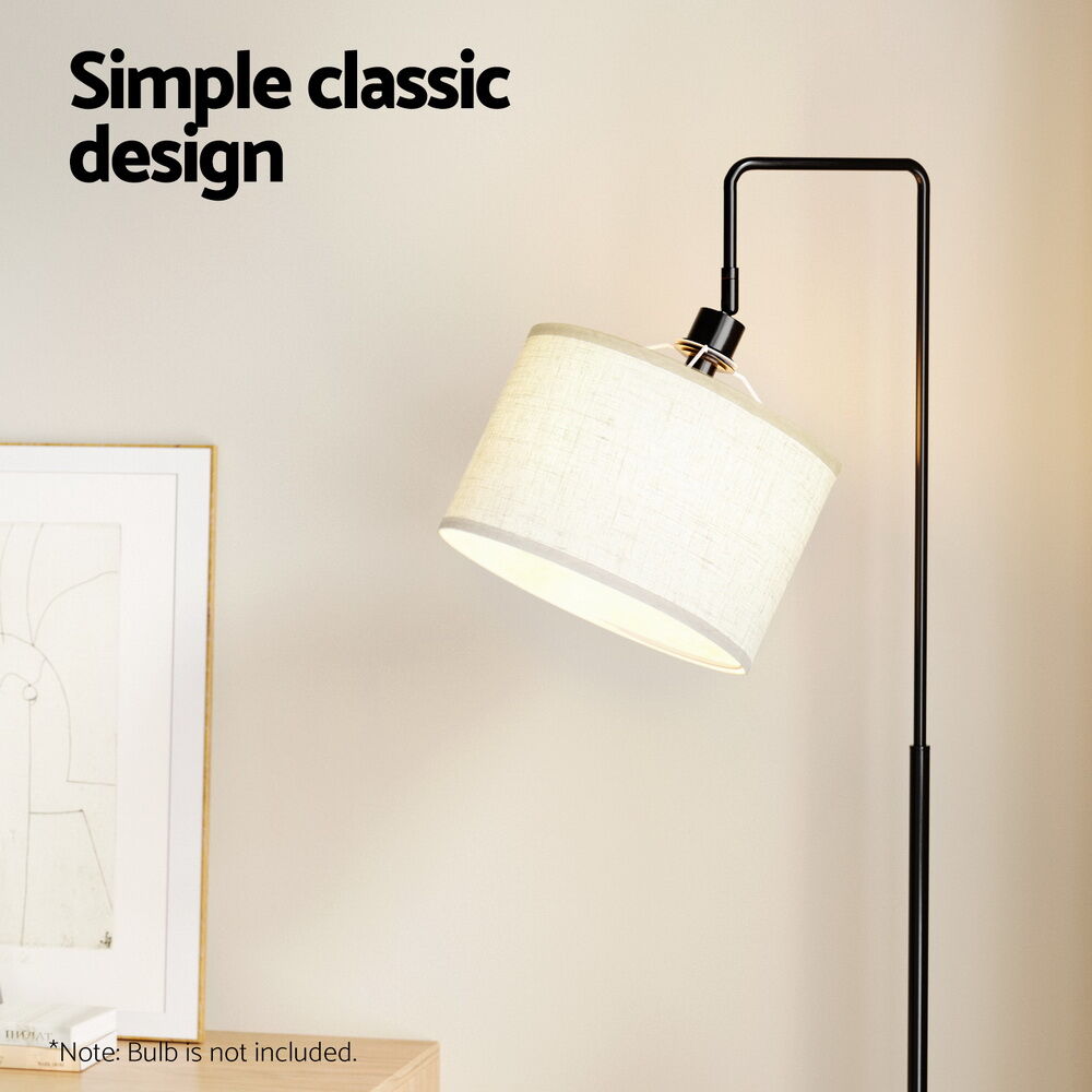 Artiss Floor Lamp 2 Tier Shelf Storage LED Light Stand Home Room Adjustable Head Price