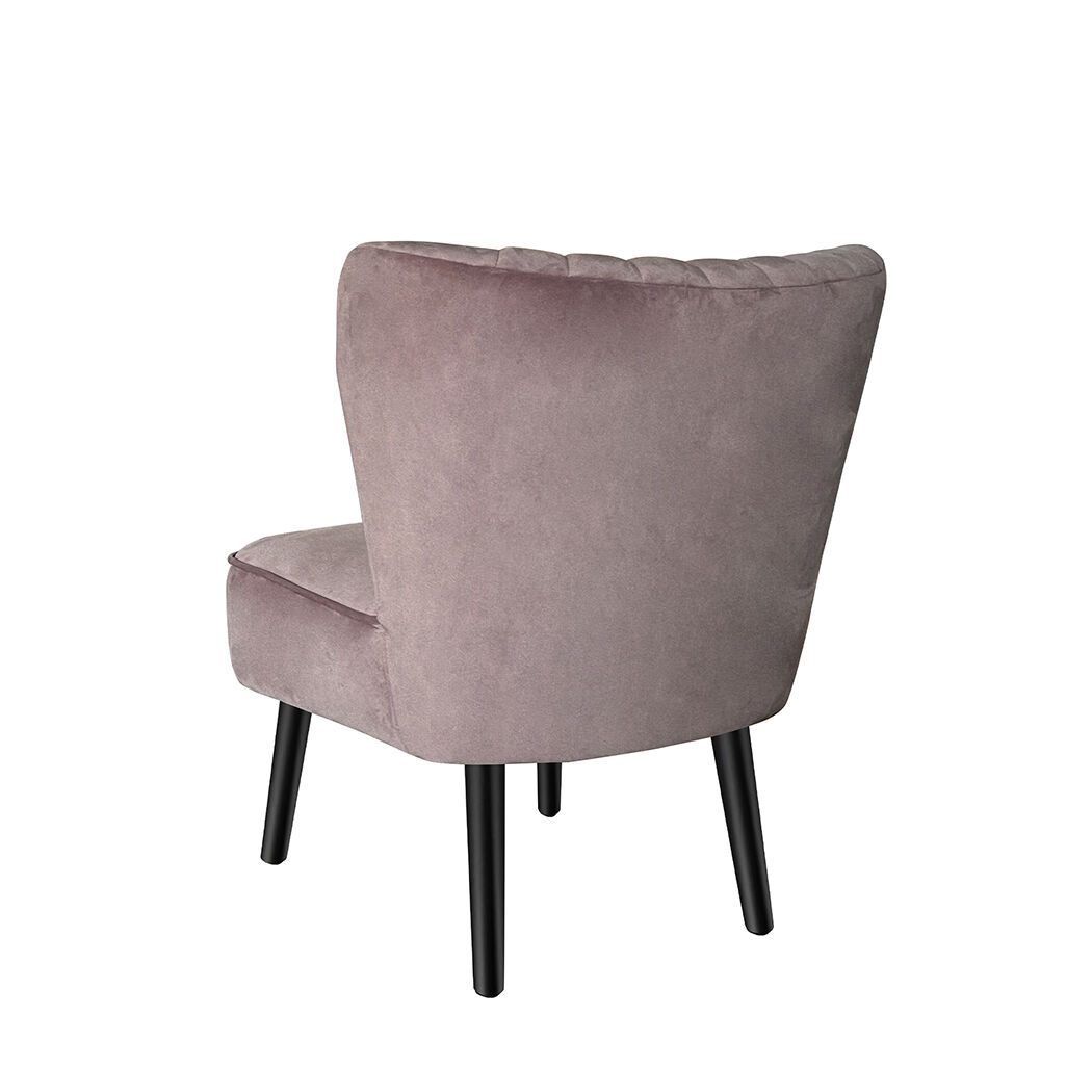 Accent Chair Foot Stool Set Ottoman Pink Price