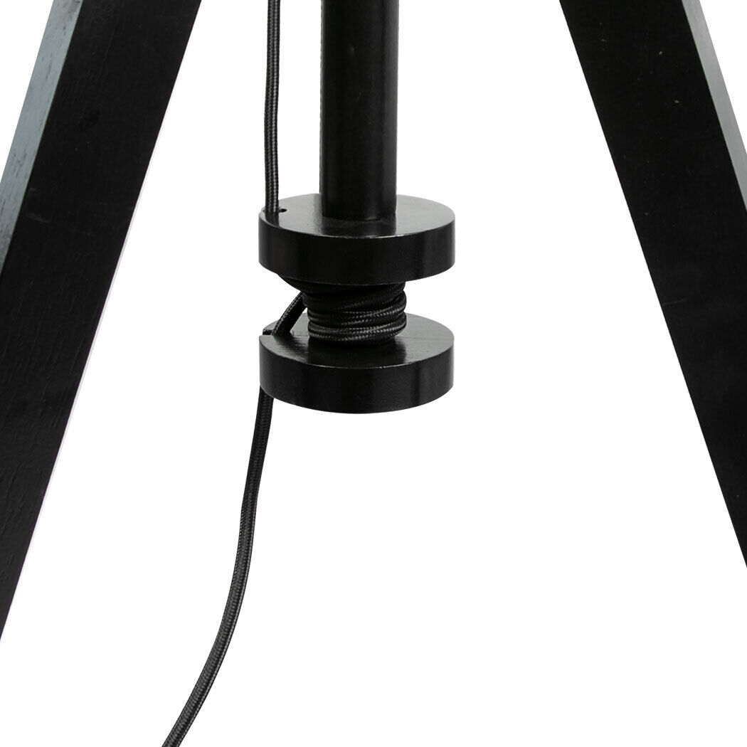Wooden Floor Lamp Modern Tripod Black Price