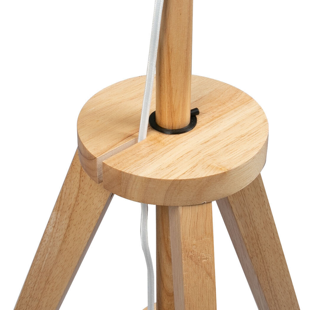 Tripod Floor Lamp Wooden Modern Natural Price