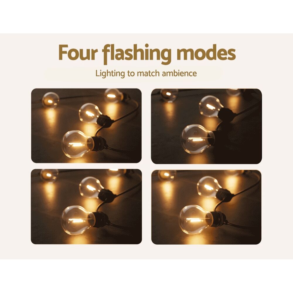 41m Solar Festoon Lights Outdoor LED String Light Chritsmas Decor Party Price