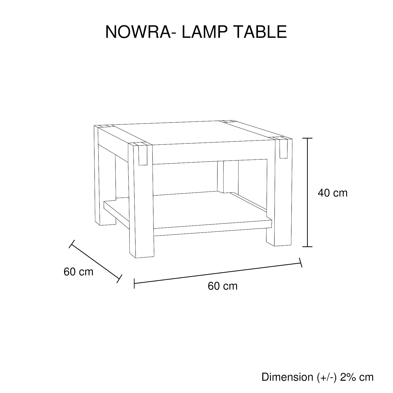 Nowra Lamp Table Oak Price