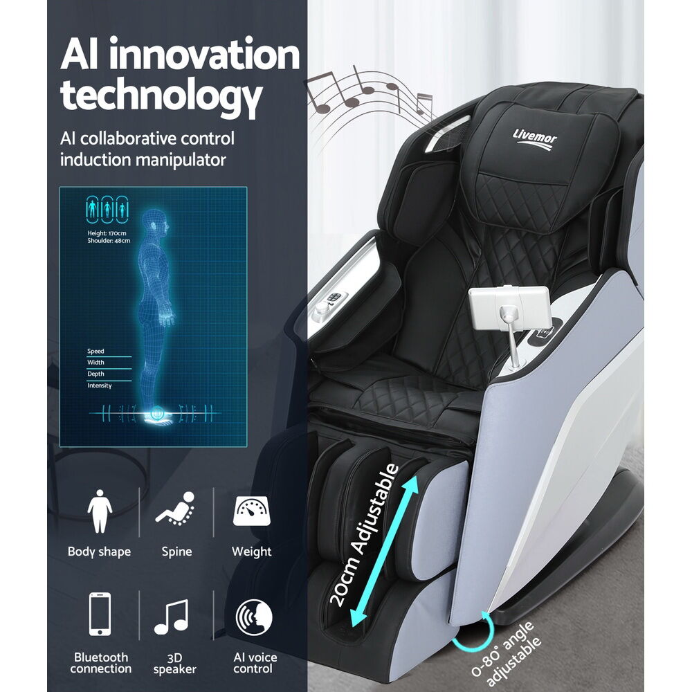 Livemor 4D Massage Chair Electric Recliner Home Massager Garin Price
