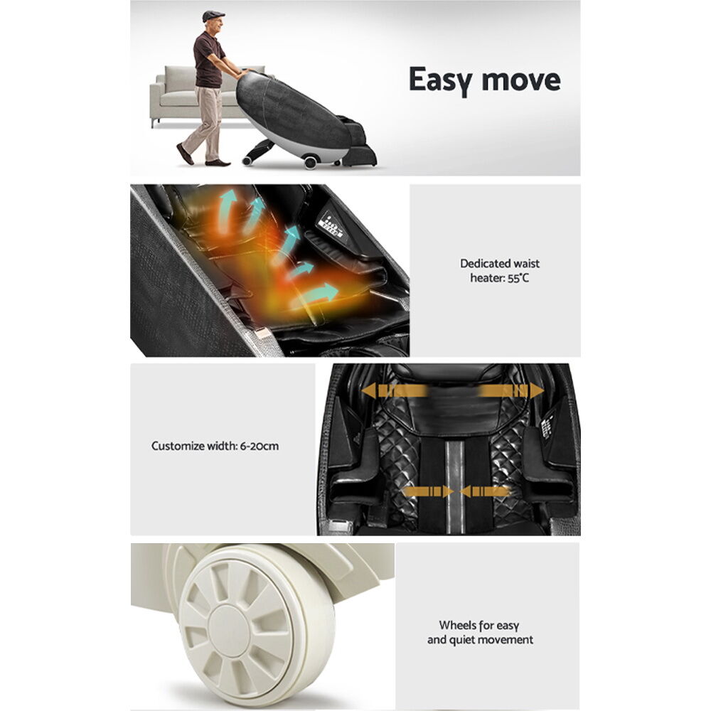 Livemor Massage Chair Electric Recliner SL-track Massager Hestia Price
