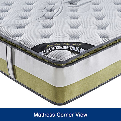 Queen Mattress Memory Pillow Top Pocket Spring Foam Medium Firm Bed Price