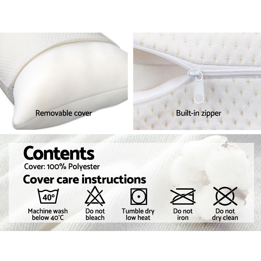 Memory Foam Pillow 13cm Thick Twin Pack Price