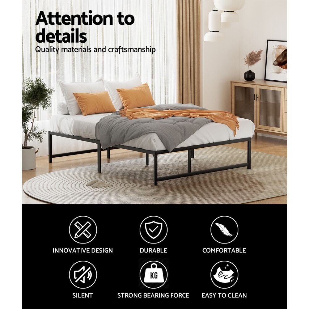 Artiss Bed Frame Double Size Metal Bed Frame TINO Price