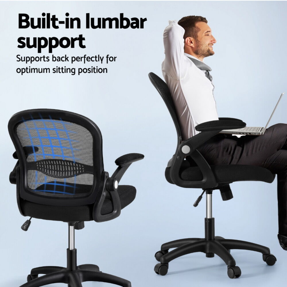 Artiss Mesh Office Chair Computer Gaming Desk Chairs Work Study Mid Back Price