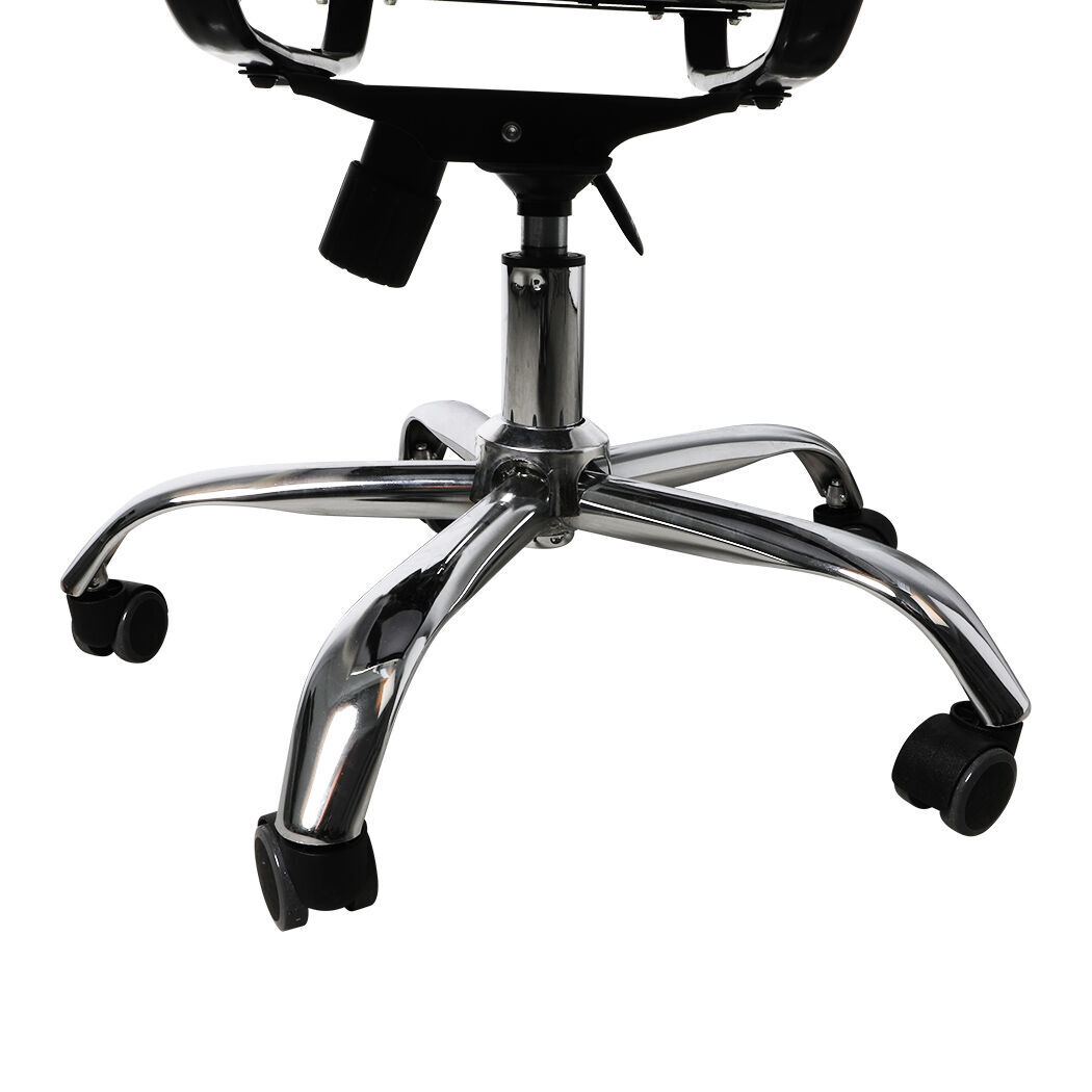 2PCS Office Chair Home Gaming Work Study Chairs PU Mat Seat Back Computer Black Price