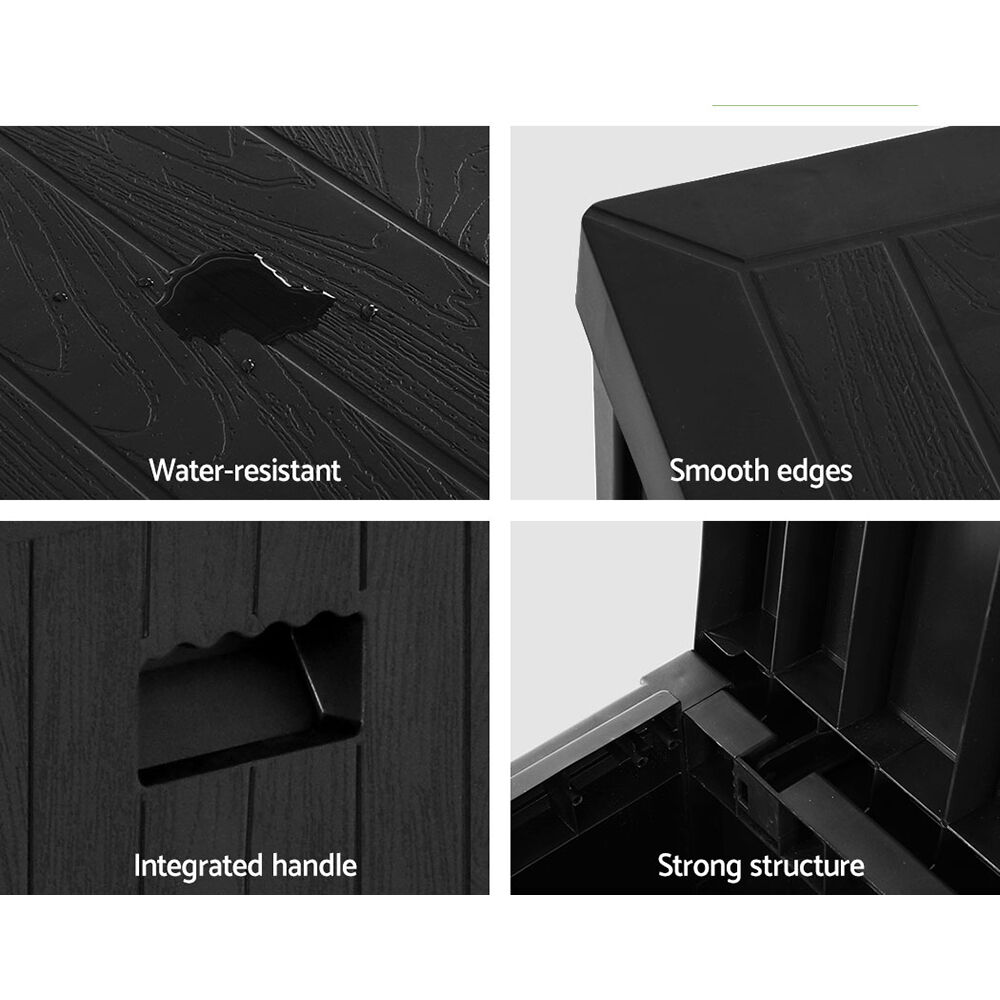 Outdoor Storage Box 195L Bench Seat Garden Deck Toy Tool Sheds Price