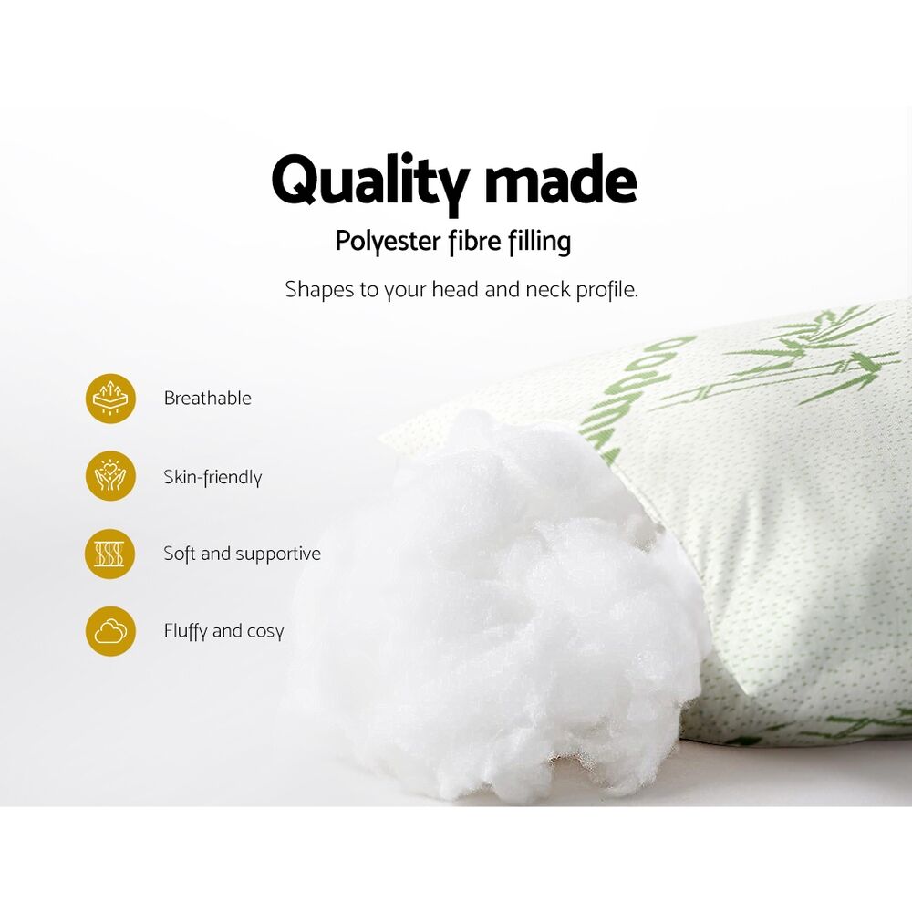 4 Pack Bamboo Pillow Family Hotel Price