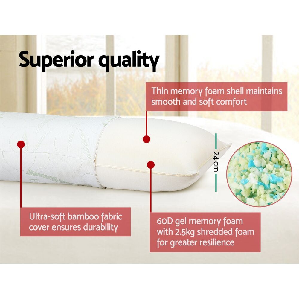 Body Support Pillow Bamboo Cover Price