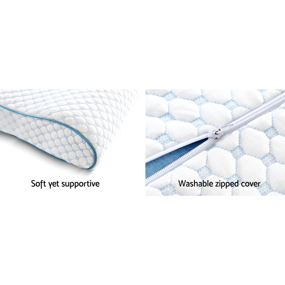 Memory Foam Contour Pillow Cool Gel Price