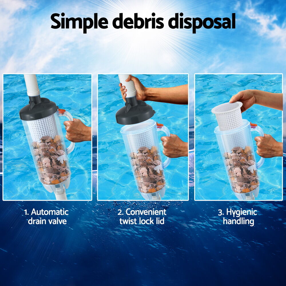 Aquabuddy Pool Leaf Canister Cleaner Suction Catcher In-ground Swimming Pools Price