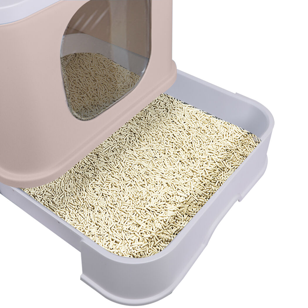 Cat Litter Box Fully Enclosed Kitty Coffee Price