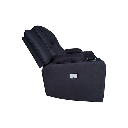 Arnold Recliner Rhino Fabric 1R Black Price
