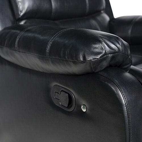 Chelsea Recliner 1R Black Pu Leather Price