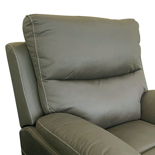 3R Finest Fabric Electric Recliner Feature Multi Positions Ultra Cushioned USB Outlets in Charcoal Colour Price