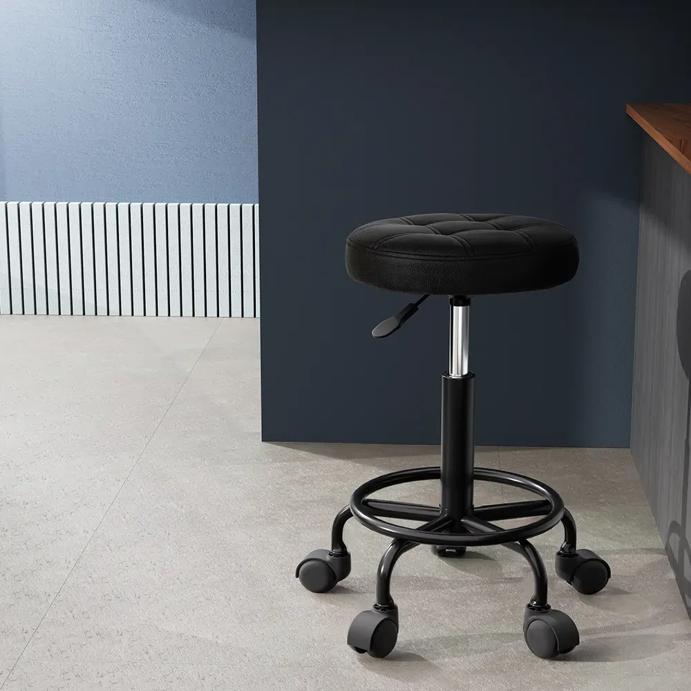 Salon Stool Round Swivel Chairs Black Price