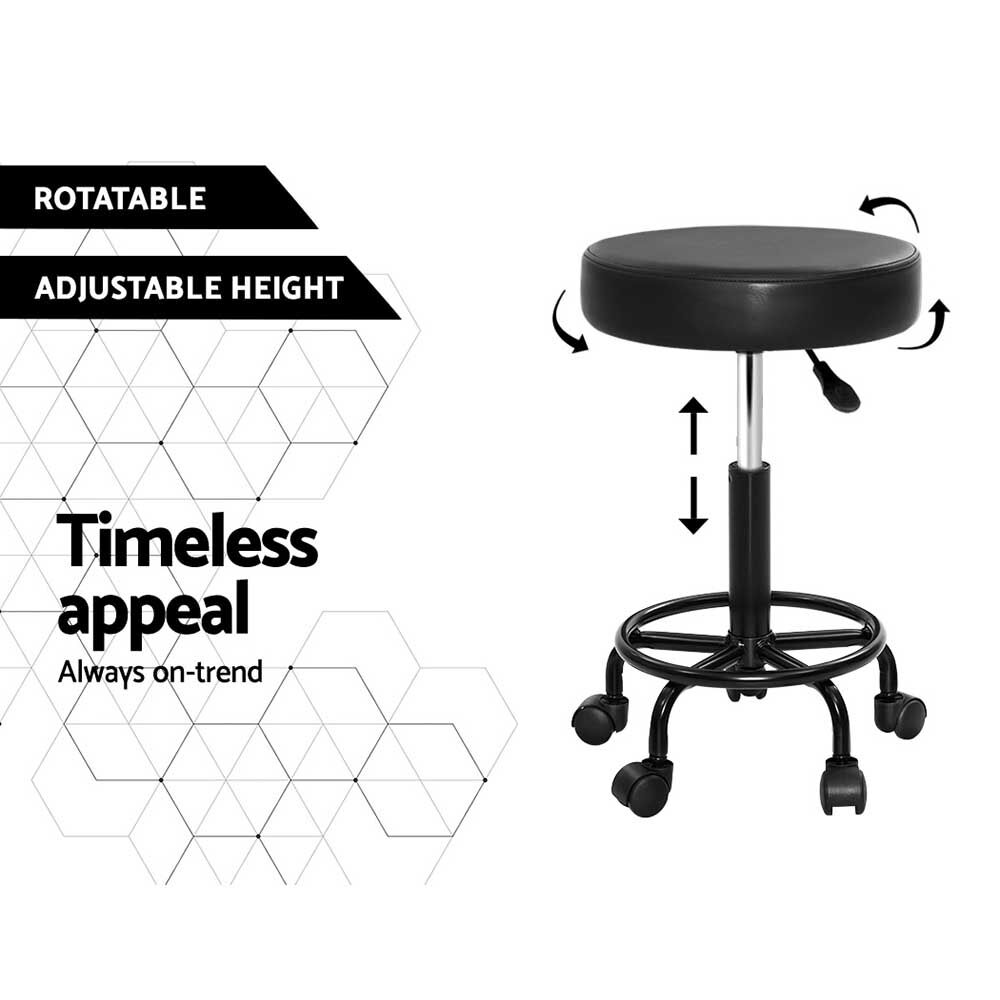 Artiss Salon Stool Round Swivel Chair Price