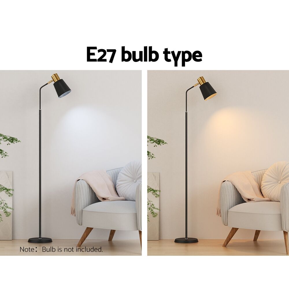 Artiss Floor Lamp LED Light Stand Modern Home Living Room Office Reading Black Price