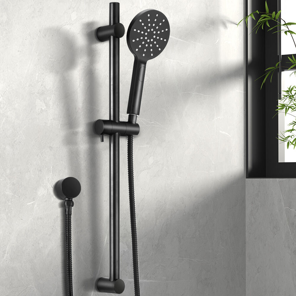 Handheld Shower Head Wall Holder 4.7'' High Pressure Adjustable 3 Modes Black Price