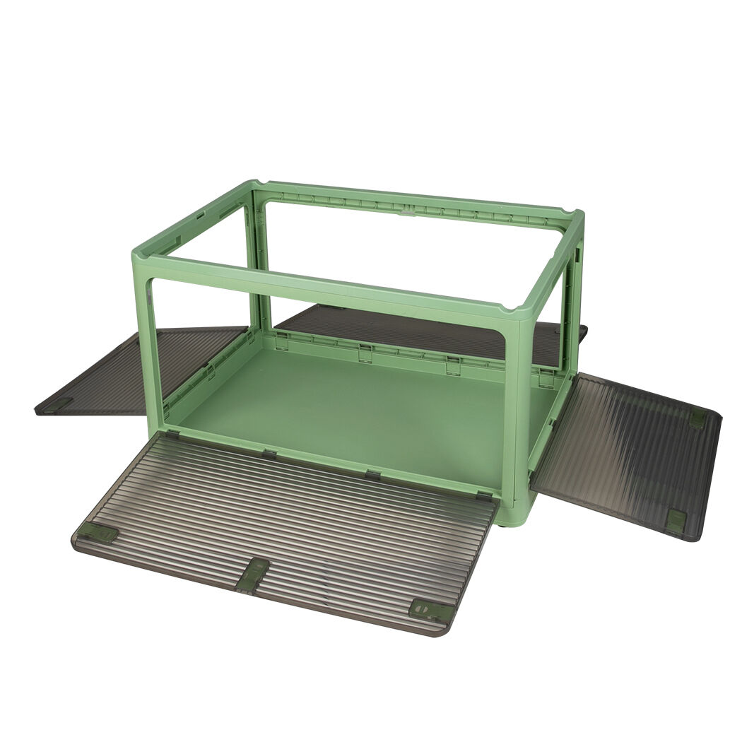Storage Box Plastic Stackable Container L Green Large Price