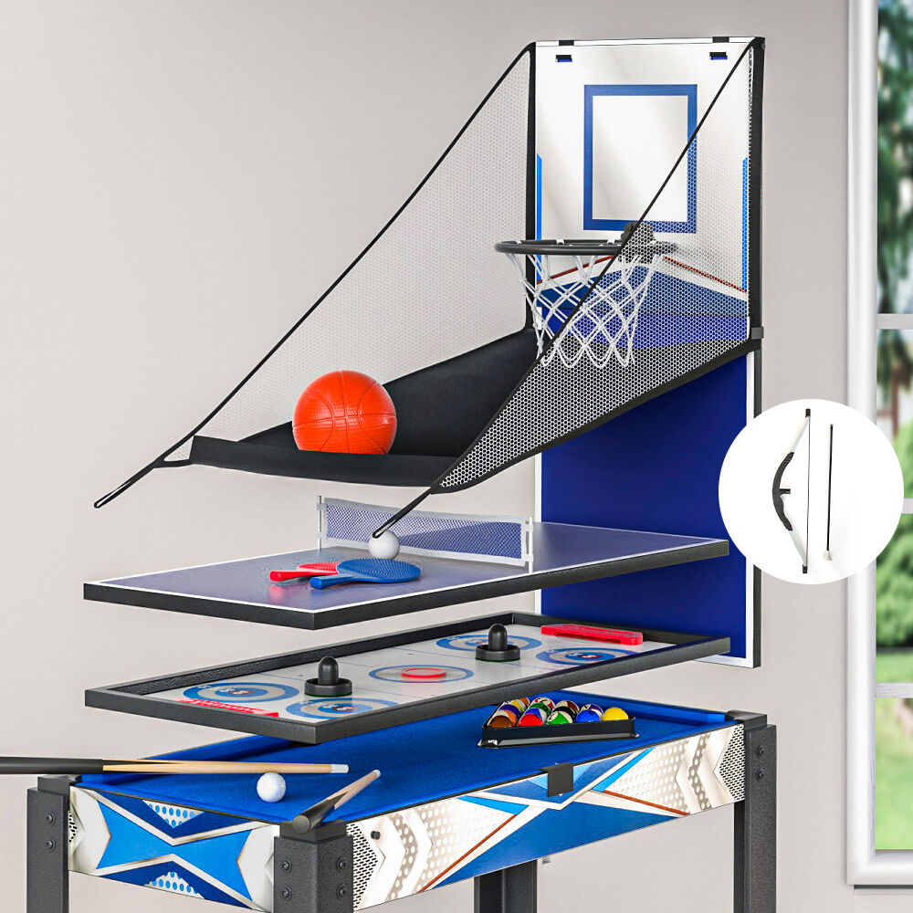 5-In-1 Game Table Pool Table Tennis Air Hockey Basketball Arcade Gift Price