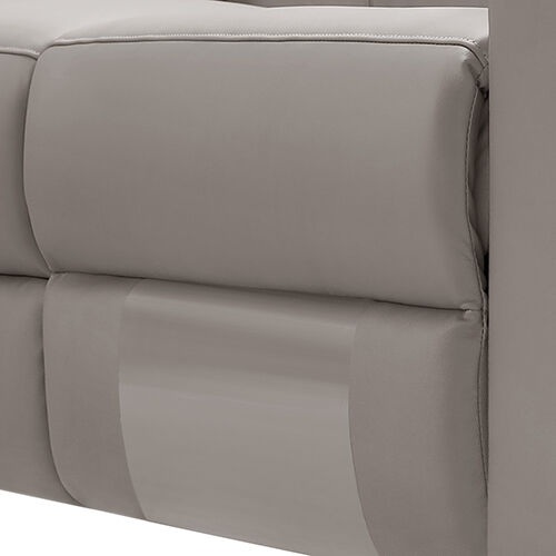 Washington Real Leather Sofa With PVC Cream Color Price