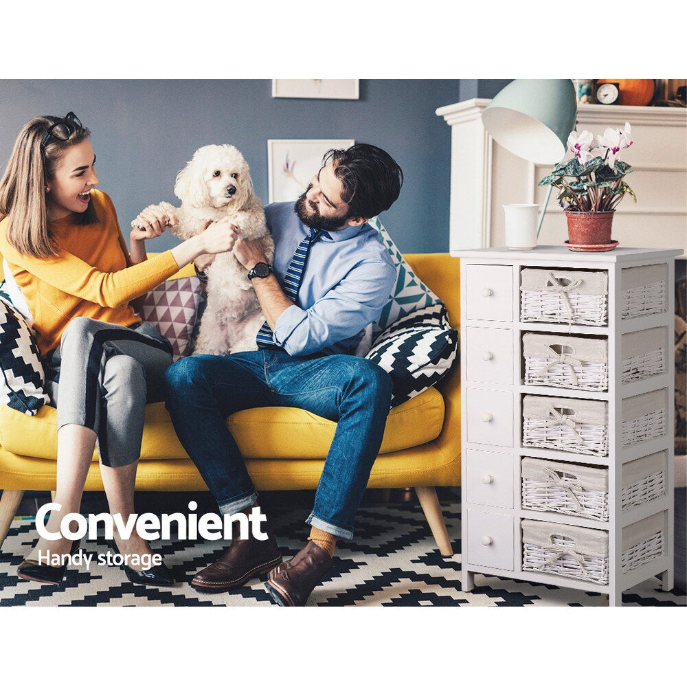 5 Chest of Drawers with 5 Baskets - MAY Price