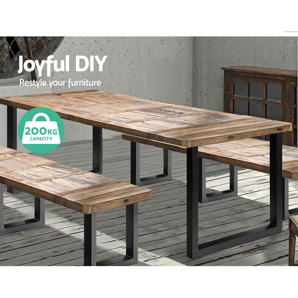 Artiss Metal Table Legs DIY Rectangular 40X30CM Set of 2 Price