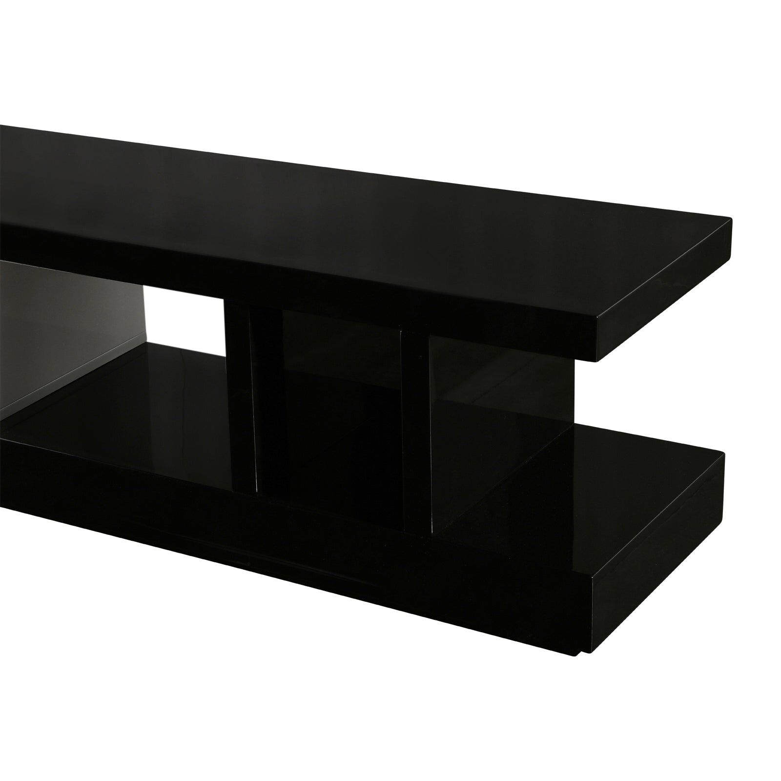 Grandora TV Cabinet Black & White Glossy Colour Price